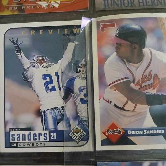 Lot of 2 Deion Sanders cards - Picture 2 of 2